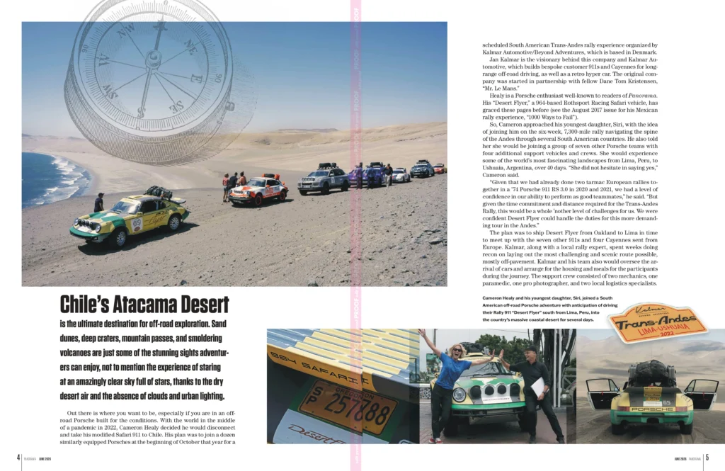 Panorama Porsche Magazine Kalmar Andes