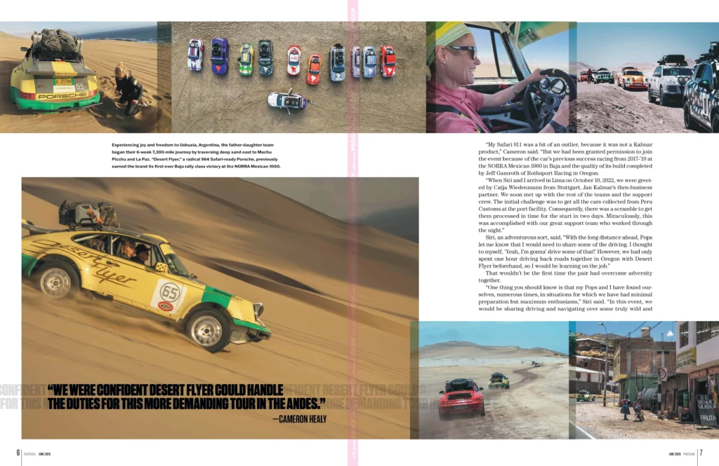 Panorama Porsche Magazine Kalmar Trans Andes