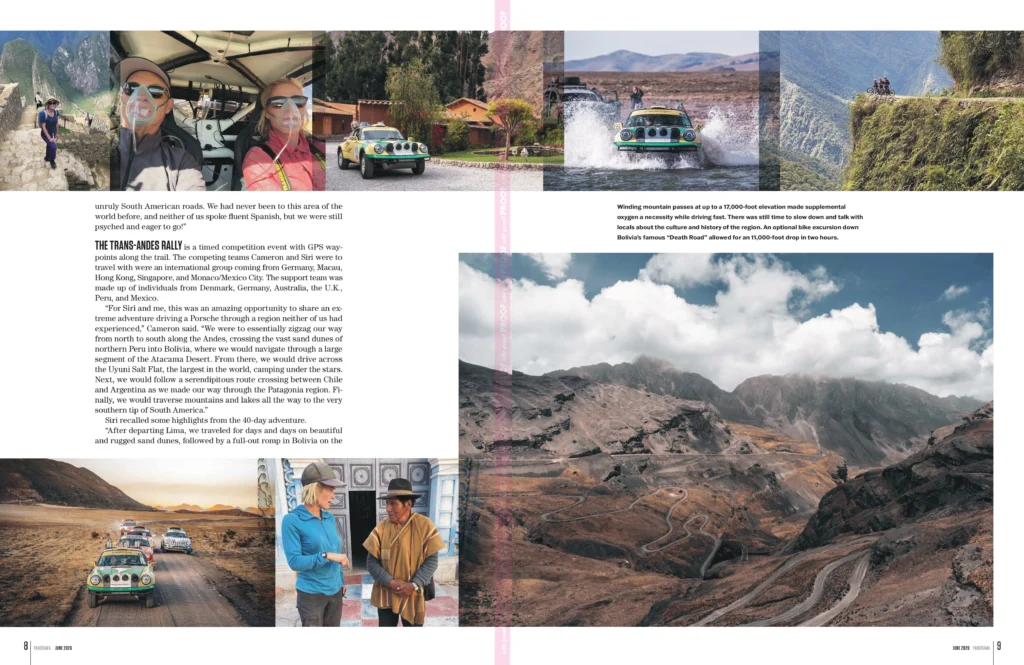 Panorama Porsche Magazine Trans Andes