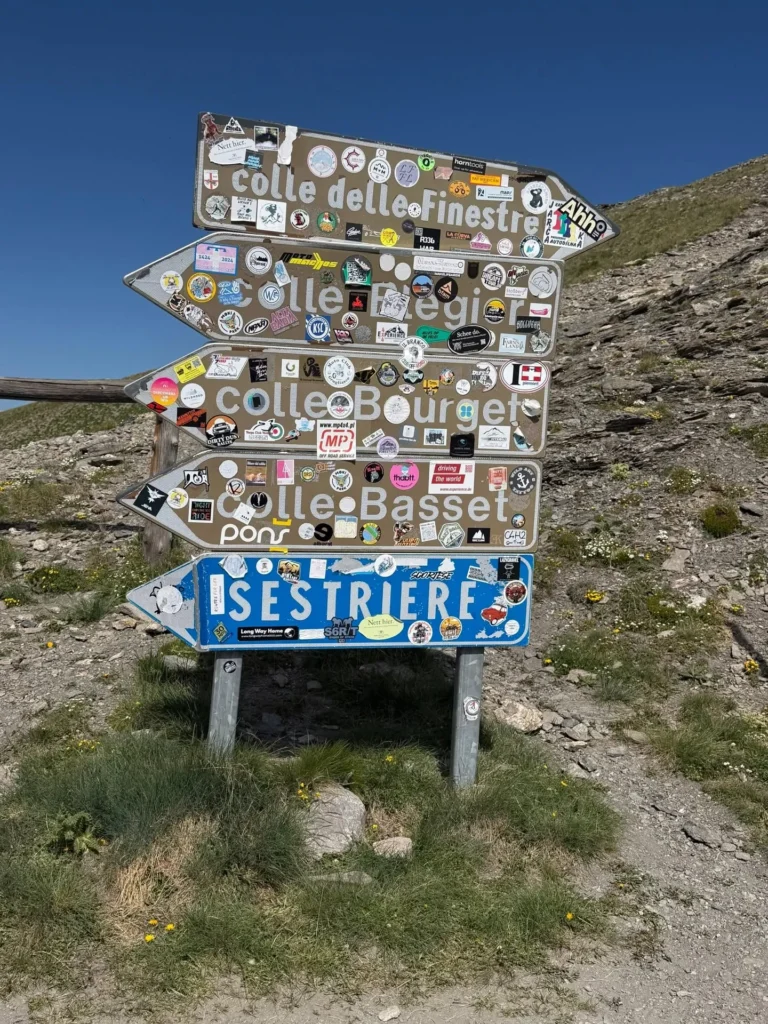 Alps sign mountain